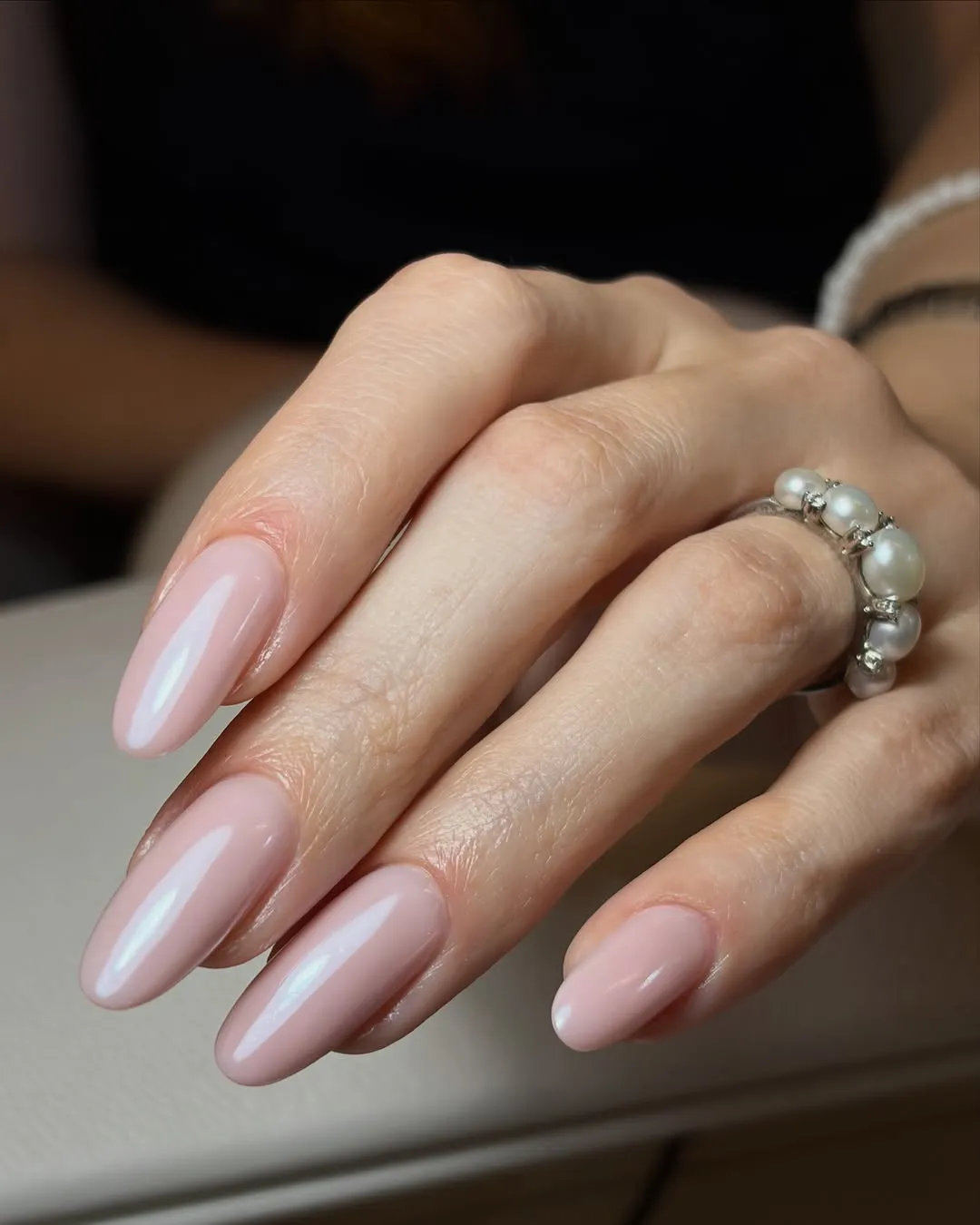 Gel manicure almond nails Limassol, by Urban Chíc Beauty Lounge