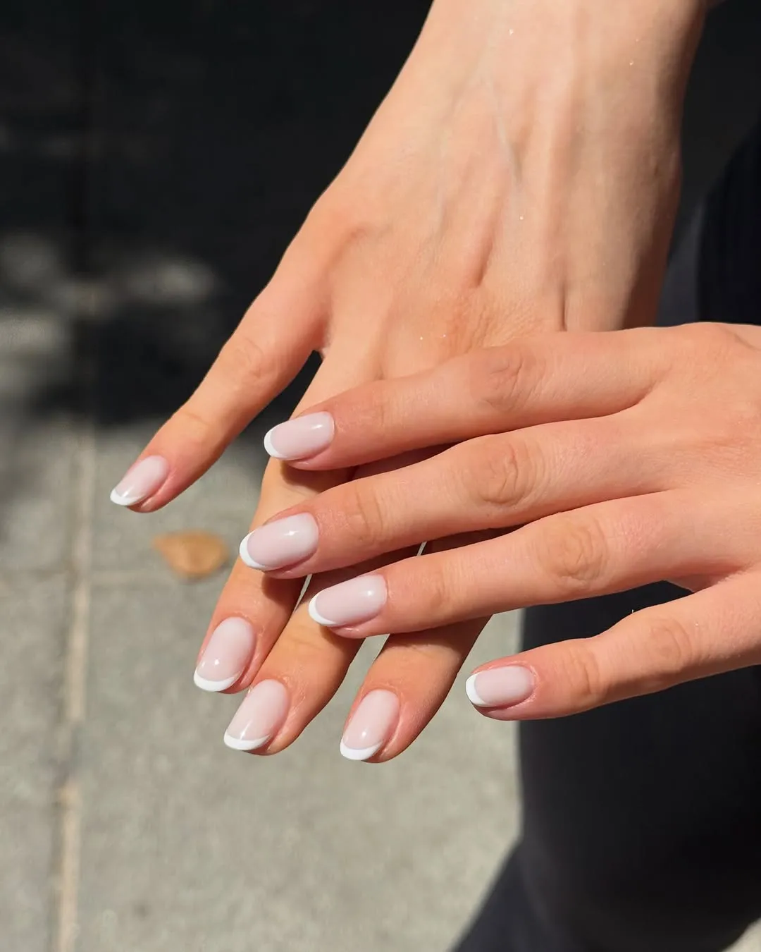 Gel manicure pink nails Limassol, by Urban Chíc Beauty Lounge
